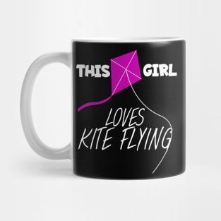 This girl loves kite flying Mug